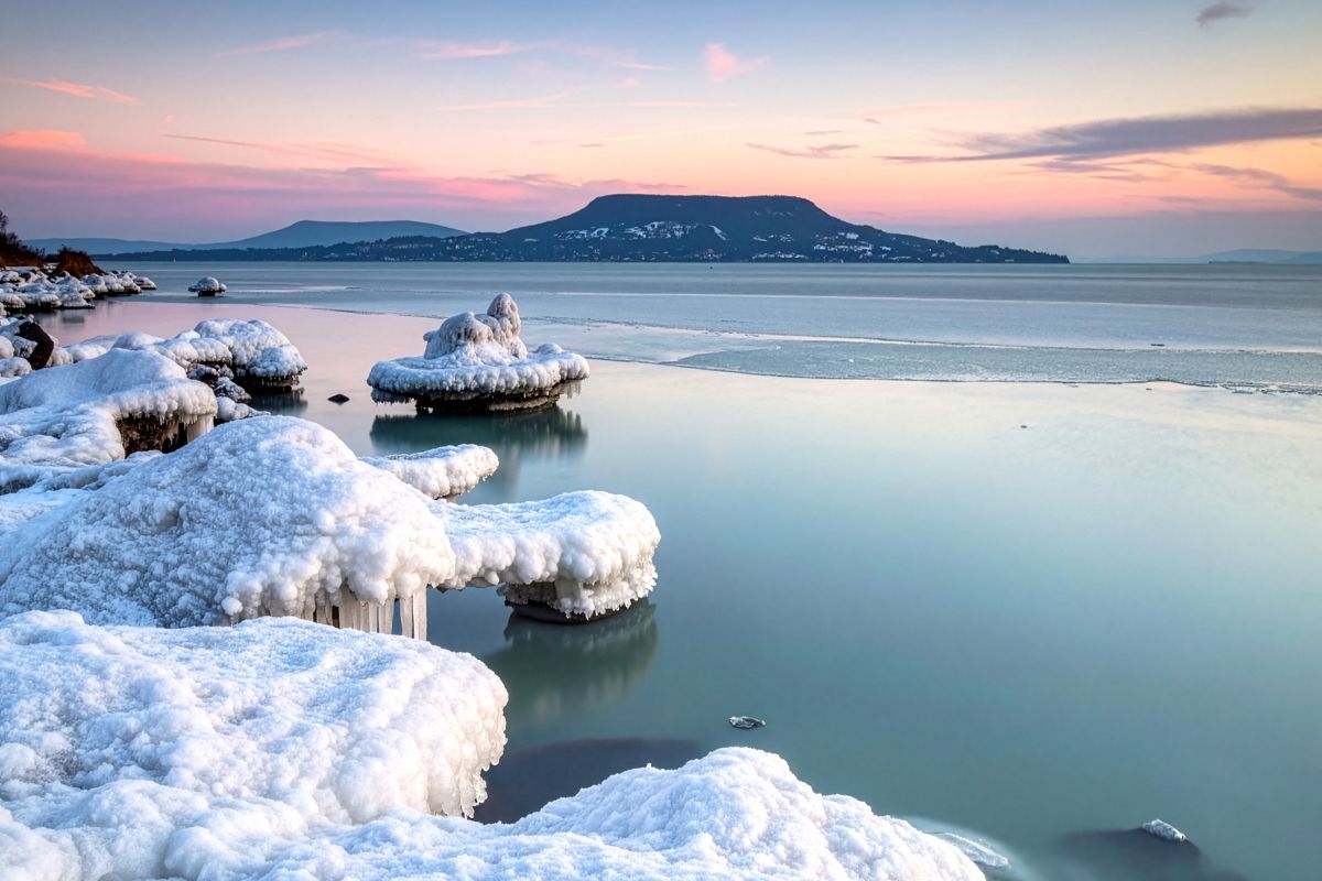 Balaton / Plattensee im Winter