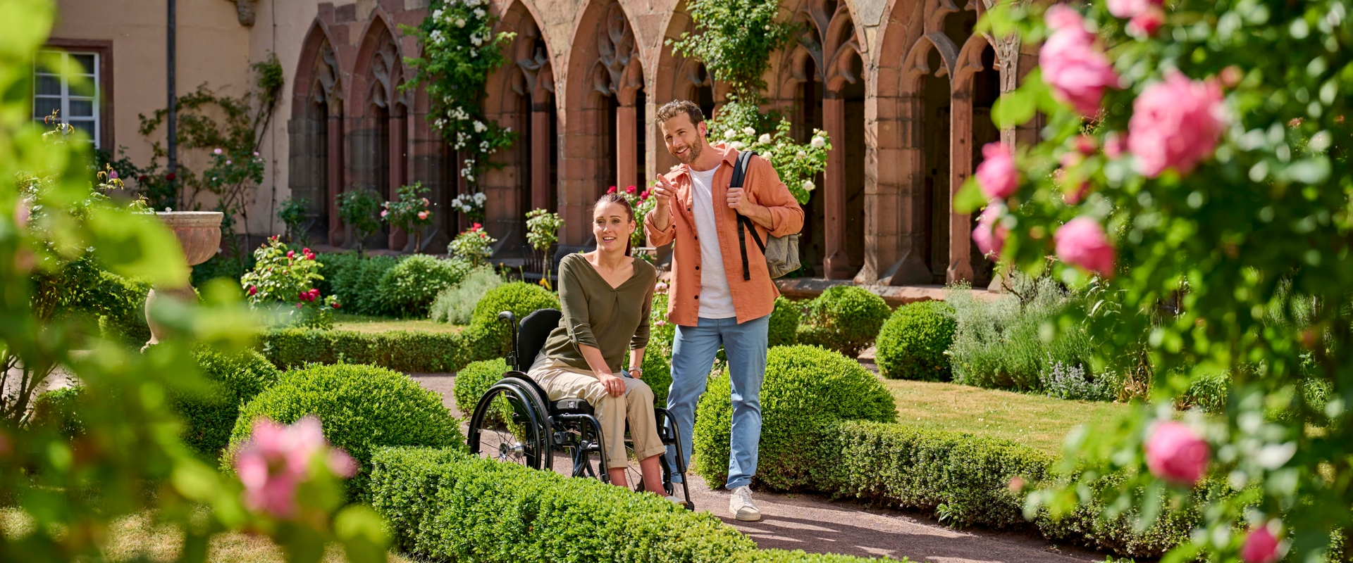 Paar im Schlossgarten