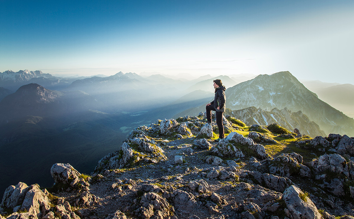 Wanderer bei Bad Reichenhall