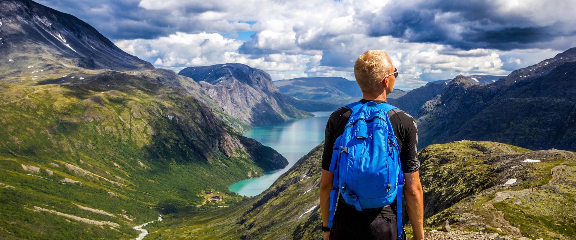 Wanderer in den Bergen
