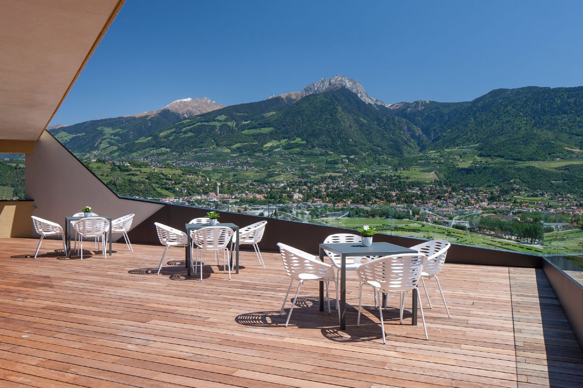 Panorama-Terrasse des Parkhotel Marlena